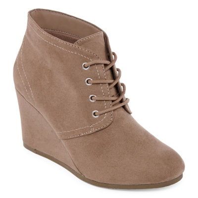 jcpenney wedge booties