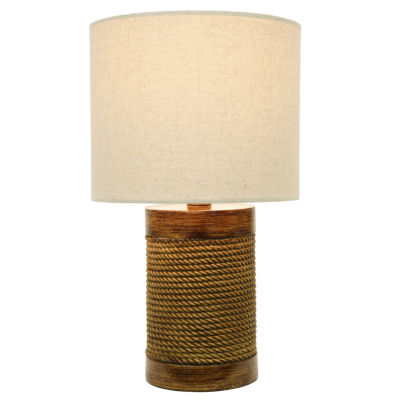 Decor Therapy Cali Rope Wrapped Accent Lamp