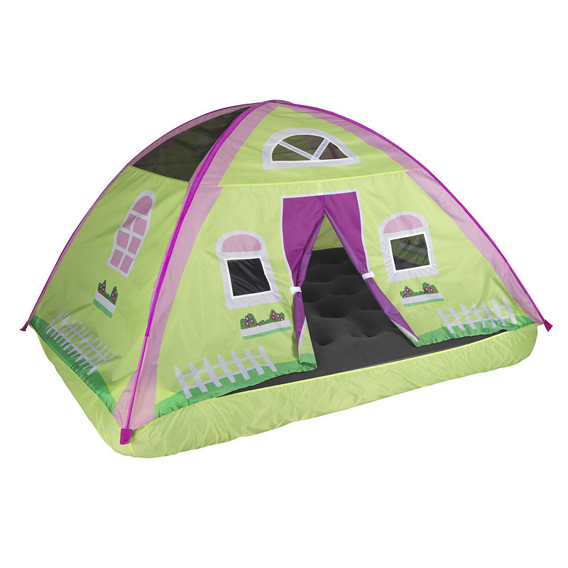 Pacific Play Tents Twin-Size Cottage Bed Tent in Green at Nordstrom