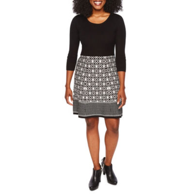 jcpenney petite sweater dresses