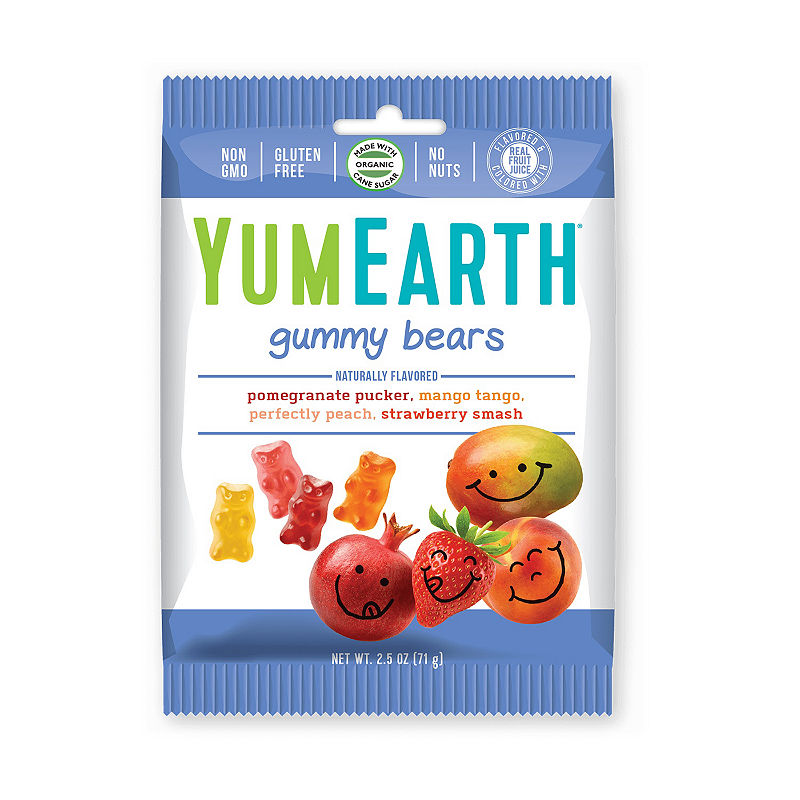 Yummy Earth Organic Gummy Bears , 2.5 Oz