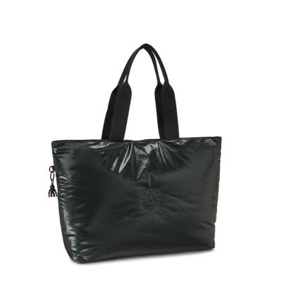 Colissa Metallic Puff Tote Bag