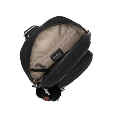 Kipling Bente Backpack Sling Bag Black NWT