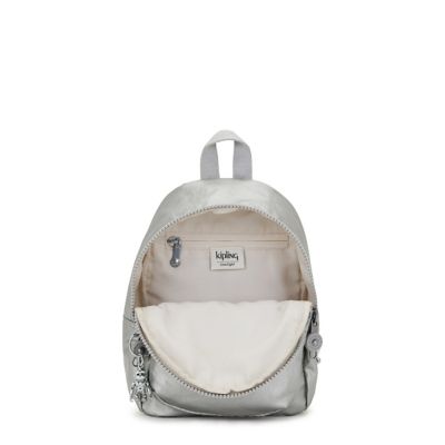 New Delia Compact Metallic Backpack | Kipling