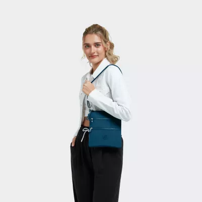 Kipling Alvar Extra Small Mini Bag Blue Embrace GG