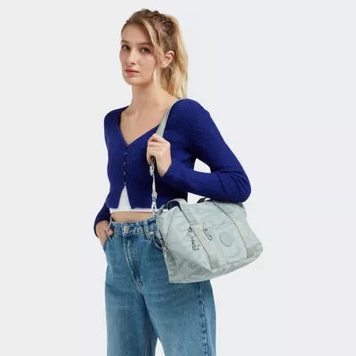 Mylin V-Shaped Quilted Shoulder Bag - Icy Blue – Girls Will Be Girls