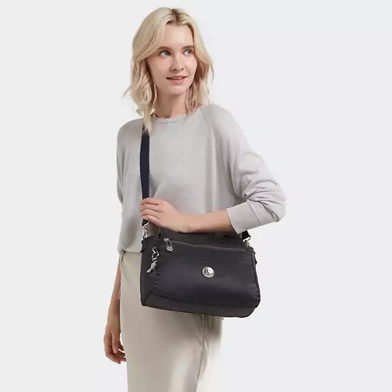 VRING small smooth and textured-leather shoulder bag