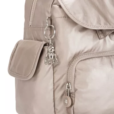símbolo Arena Capitán Brie City Pack Mini Metallic Backpack | Kipling