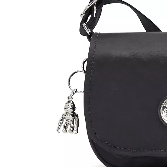 Longchamp Vintage Handbag 1980s Crossbody Bag in Black 