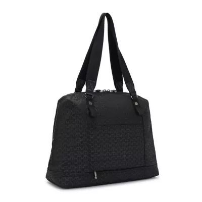 Calvin Klein Elevated monogram-print Laptop Bag - Black