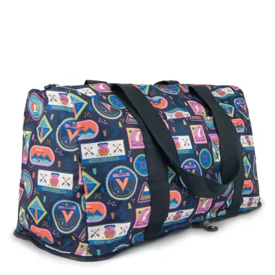 Printed Frequent Flyer Foldable Duffel Bag