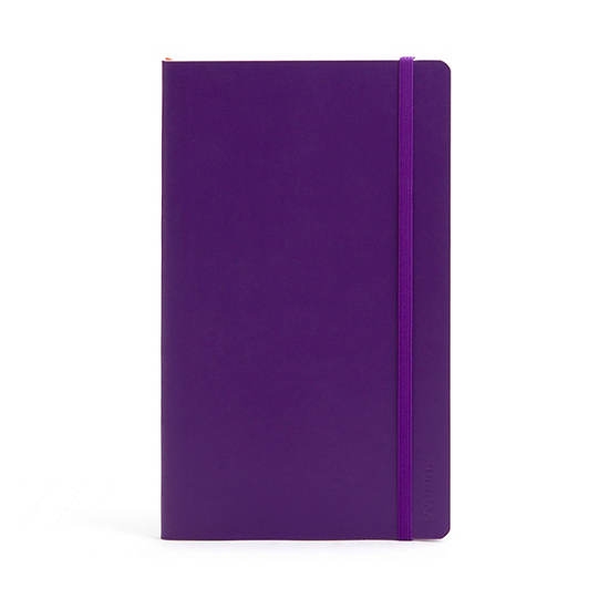 POPPIN MEDIUM SOFT COVER NOTEBOOK, Festive Purple, large POPPIN MEDIUM SOFT COVER NOTEBOOK, Festive Purple, large