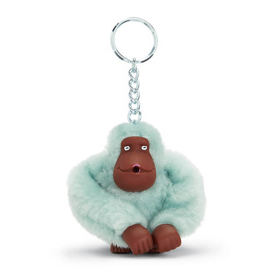 Sven Monkey Keychain, Serene Green, large