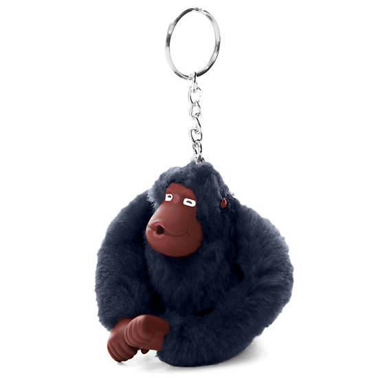 Sven Monkey Keychain, True Blue, large
