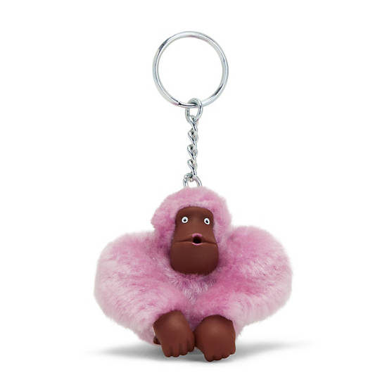 Sven Monkey Keychain, Festive Purple, large