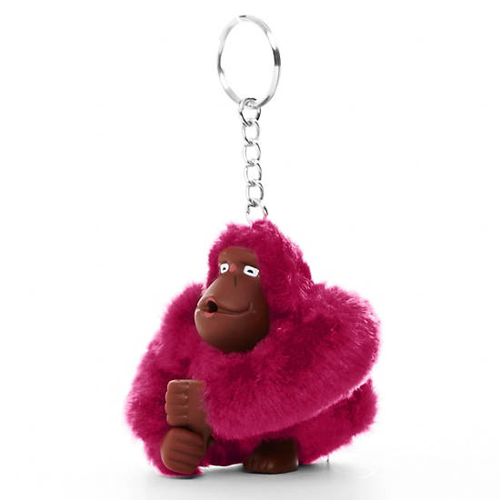Sven Monkey Keychain, Primrose Pink, large