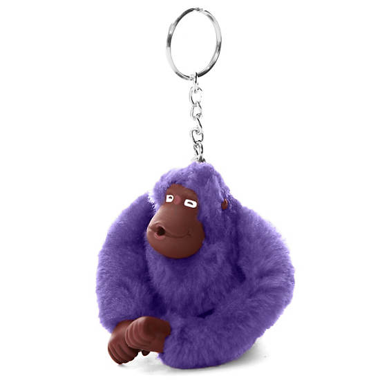 Sven Monkey Keychain, Quartz Metallic, large