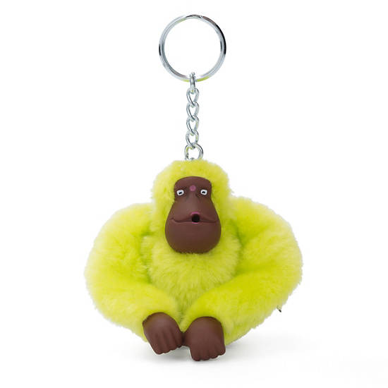 Sven Monkey Keychain, Sunny Yellow, large
