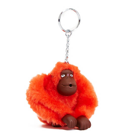 Sven Monkey Keychain, Imperial Orange, large