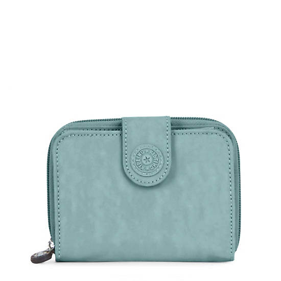 New Money Small Credit Card Wallet, Sage Green, large