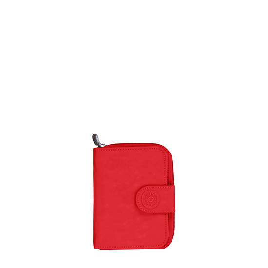 New Money Small Credit Card Wallet, Pristine Poppy, large
