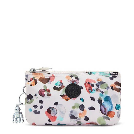 Creativity Large Printed Pouch, Softly Spots, large