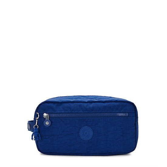 Agot Toiletry Bag, Deep Sky Blue, large Agot Toiletry Bag, Deep Sky Blue, large