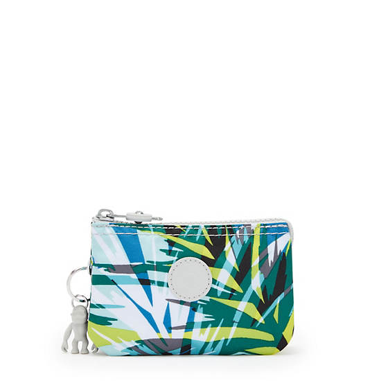 Creativity Small Printed Pouch, Bright Palm, large