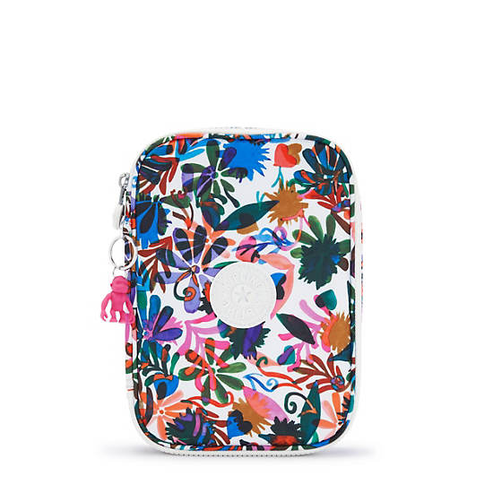 100 Pens Printed Case, Berry Floral, large