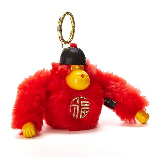 China Monkey Keychain, Multi, large