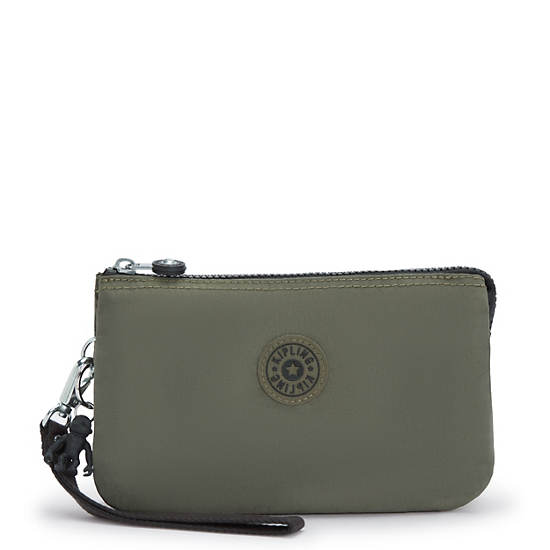 Creativity Extra Large Wristlet, Green Moss, large