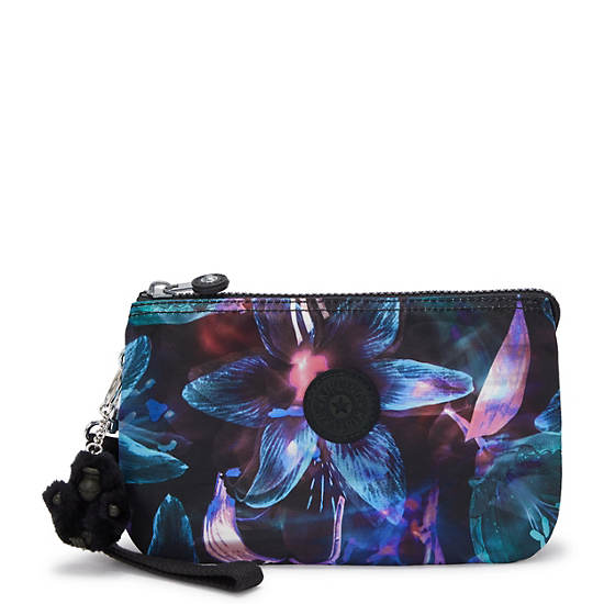 Creativity Extra Large Printed Wristlet, Spectral Orchid, large