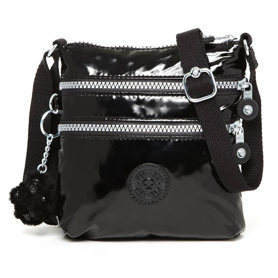 Alvar Extra Small Crossbody Mini Bag, Truly Black Rainbow, large