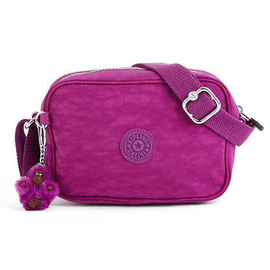 Dee II Crossbody Bag, Tile Purple Tonal, large