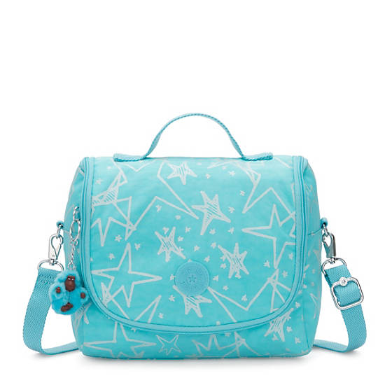 Kichirou Lunch Bag, Starry  Vision Teal, large
