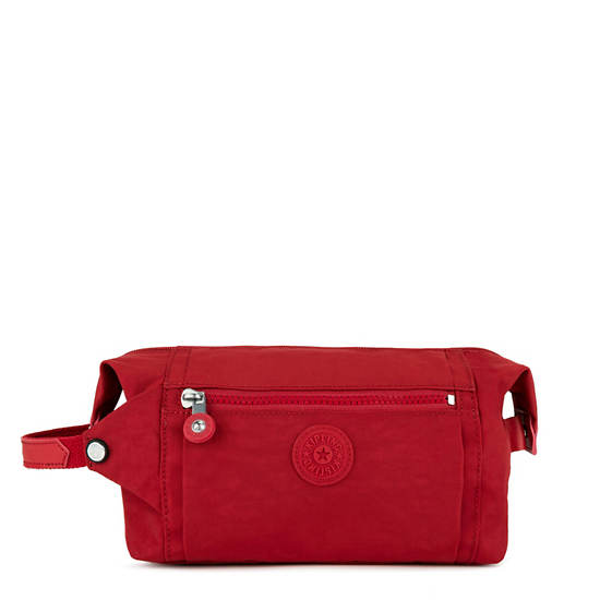 Aiden Toiletry Bag, Beet Red, large