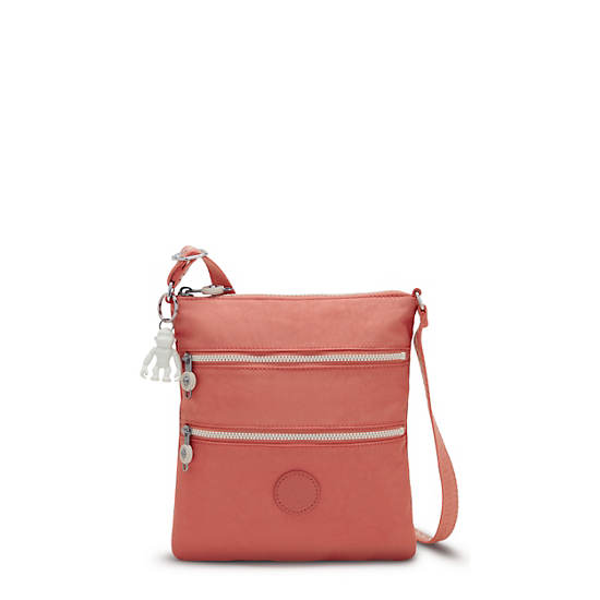 Keiko Crossbody Mini Bag, Pink Mermaid Embossed, large Keiko Crossbody Mini Bag, Pink Mermaid Embossed, large