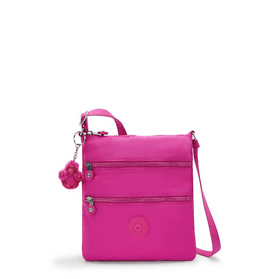 Keiko Crossbody Mini Bag, Glowing Fuchsia, large