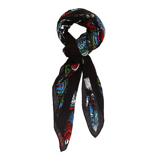 Super Soft Printed Scarf, Nocturnal, large