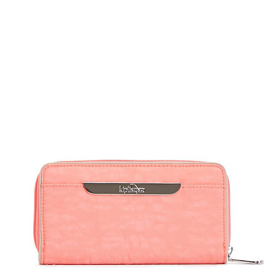 Pandora Continental Zip Wallet, Merlot Pink, large