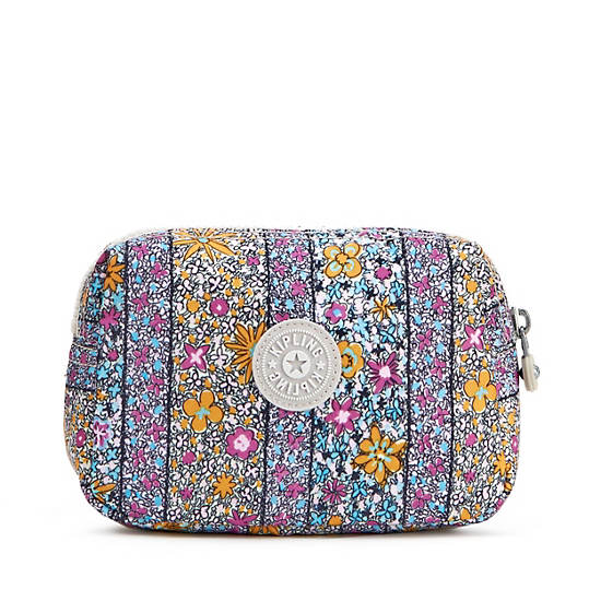 Mandy Printed Pouch, Fantasy Flower, large