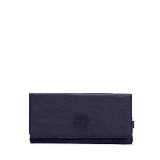 New Teddi Snap Wallet, True Blue, large