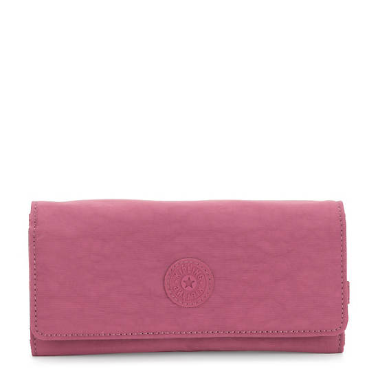 New Teddi Snap Wallet, Fig Purple, large