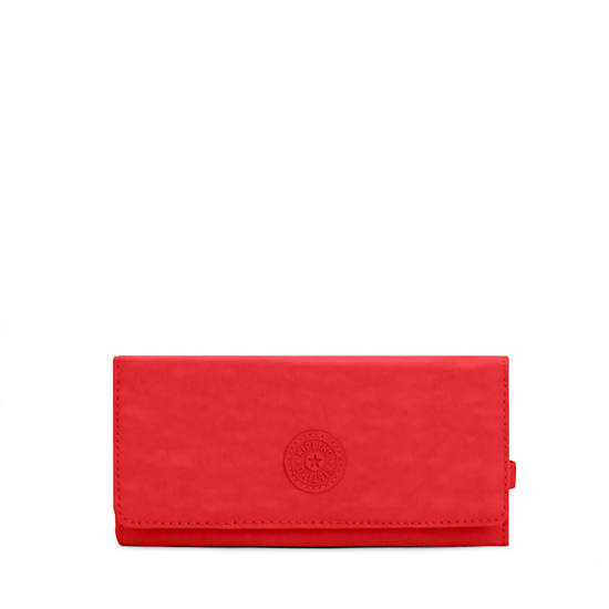 New Teddi Snap Wallet, Pristine Poppy, large