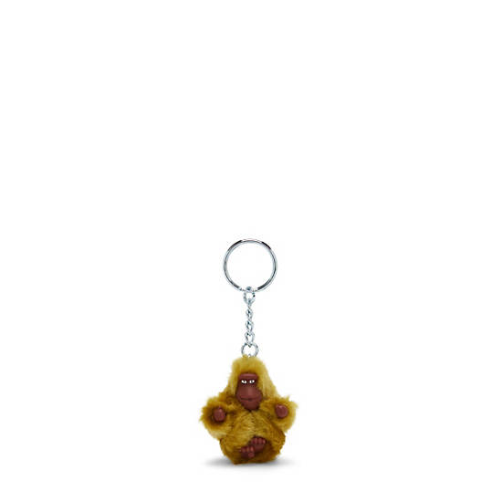 Sven Extra Small Monkey Keychain, Pear Chartreuse, large