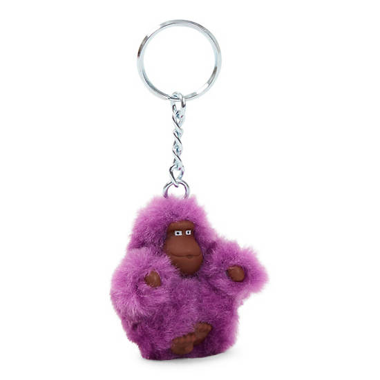 Sven Extra Small Monkey Keychain, Hot Magenta, large