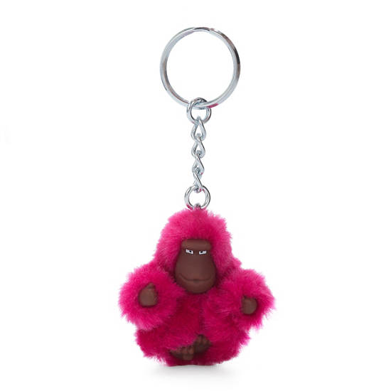 Sven Extra Small Monkey Keychain, Blooming Pink, large