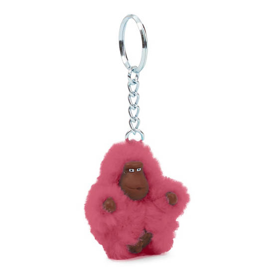 Sven Extra Small Monkey Keychain, Prime Pink, large