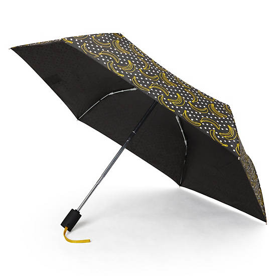 Auto Open Printed Umbrella, Banana Dot Mania, large