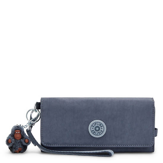 Rubi Large Wristlet Wallet, Foggy Grey, large
